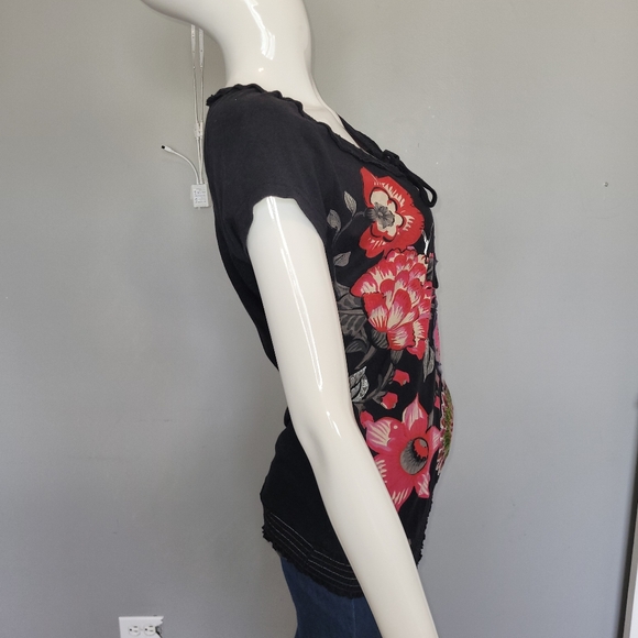 Vintage Desigual Embellished Top, GUC, Size L - Picture 2 of 6